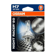 Moto žarnica OSRAM 12V H7 55W NightRacer 50